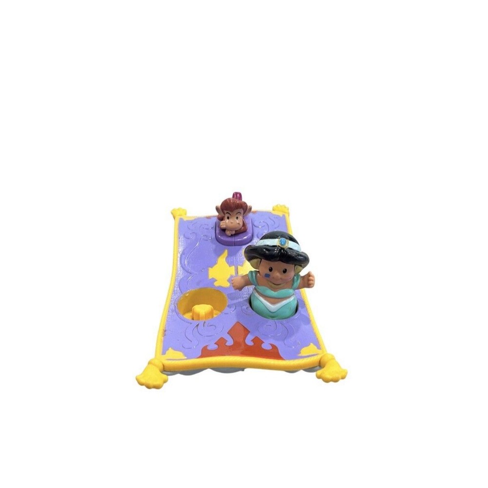 Little People Disney Aladdins Flying Carpet Magic Fisher Price Abu Musical Works